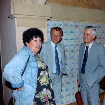 Bogusława Pałczyńska w Klubie pod Gruszką, rok 1994. Fot. Jan Zych